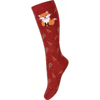 Dámské punčochy Dívčí podkolenky Liška - 24-26 / tmavě oranžová