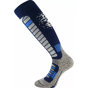 Pánské ponožky Dospělé lyžařské podkolenky Carving - 43-46 / tmavě modrá