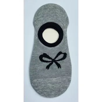 Dámské punčochy Dámské ťapky Mašlička - 35-38 / světle šedá