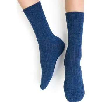 Dámská móda Dětské merino ponožky Janko - 20-22 / jeansová