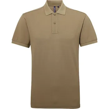 Pánské tričko Asquith &amp; Fox Pánské polo triko AQ015 Khaki 3XL