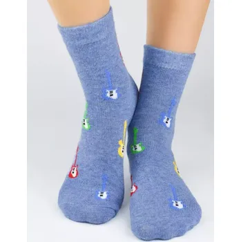 Chlapecké ponožky Kytara N - 23-26 / modrá