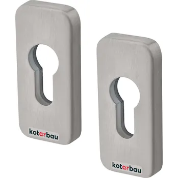 Dveřní kování Sada horní vložka kliky dveří inox 2 ks.