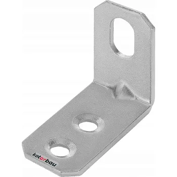 Tesařské kování Úhelník s prolisem 25x35x16 - 1 ks.