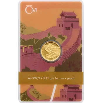 2025 - Zlatá mince Velká čínská zeď - Sedm nových divů světa - orientační cena