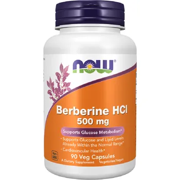 Now Foods Berberine HCl 500 mg 90 kapslí