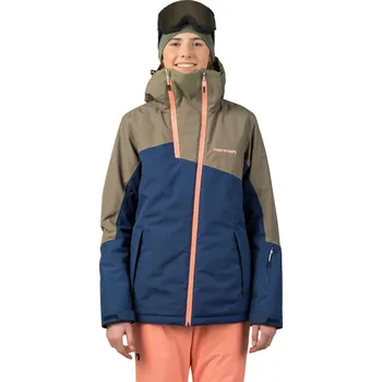 Dámská casual bunda Dámská lyžařská bunda Hannah Maky COL velikost 38 burnt olive/mood indigo