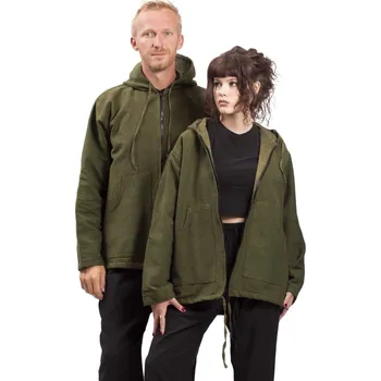 Dámská mikina Bunda s kapucí NEPA zelená 2XL