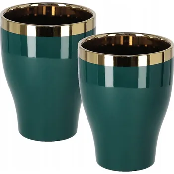 Hrnec Glazovaný hrnec 123 keramický plášť hrnce - 2 ks. - 123 mm