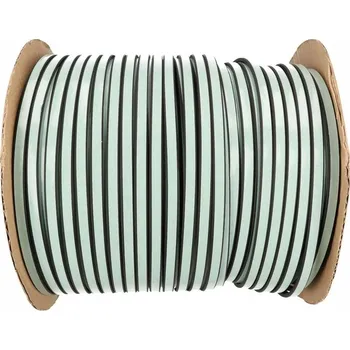 Těsnění do okna a dveří Lepicí těsnění pro okenní dveře černé 8x2 mm x 30 m