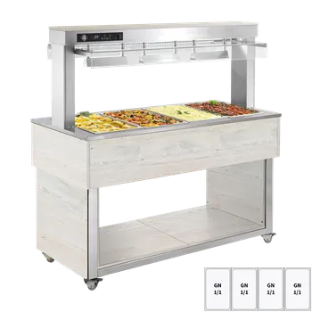 Bufet vyhřívaný, vodní RM TR RED+ 4H Hemlock