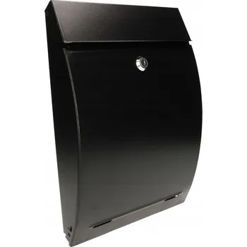 Poštovní schránka Vypouklá poštovní schránka a4 matná černá