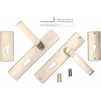 Dveřní kování Klika pro 90mm vložku s rozetou