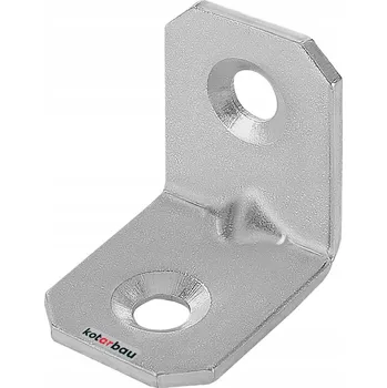 Tesařské kování Úhelník s prolisem 20x20x16mm