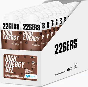 226ERS High Energy Sada energetických gelů s kofeinem 24 ks. x 76 g kávy