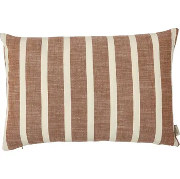 Povlečení OYOY, Dekorační povlak na polštář Kara, 40 x 60 cm, hnědý - Formadore