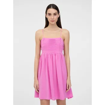 Dámské šaty Orsay Růžové dámské šaty ke kolenům - Dámské Orsay fuchsiová 2837021