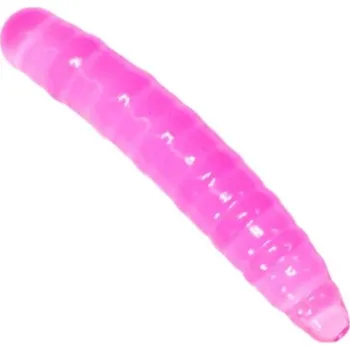 Rybářský háček 15ks - Gumové Nástrahy Revol Baits Larva 35mm Krevetka Růžová UV