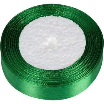 Stuha Stuha saténová tmavě zelená 20 mm/ 22,5m