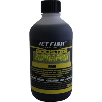 Návnadová surovina Jet Fish Booster Suprafish Krab 250ml