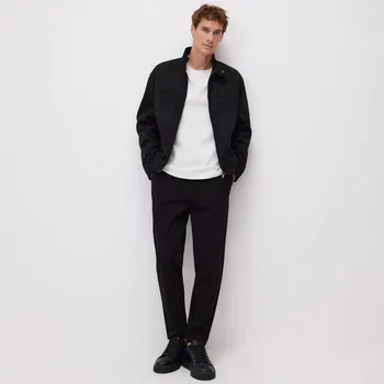 Pánské kalhoty Reserved - Kalhoty chino regular fit - černý - 6693L-99X - 6693L-99X-L