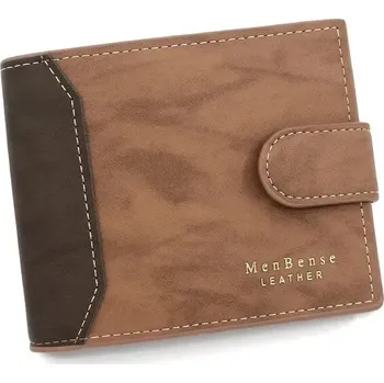 Peněženka Pánská peněženka s přezkou na karty a hotovost Barva (Varianta): Hnědá