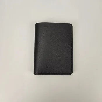 Ultratenká peněženka na karty s překlápěcím zapínáním Barva (Varianta): Černá