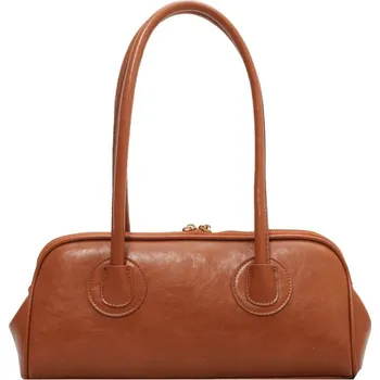 Kabelka Dámská kabelka ve tvaru polštáře s módním prošíváním Barva (Varianta): Yellowish brown