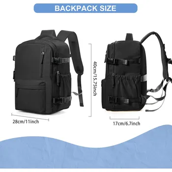 Městský batoh Kabinový batoh 40×30×20 s kapsou na notebook pro cestování Barva (Varianta): Black-3602