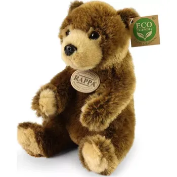 plyšák Rappa Plyšový medvěd hnědý 19 cm ECO-FRIENDLY