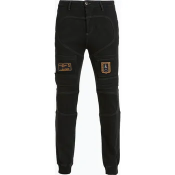 Pánské kalhoty Pánské kalhoty Aeronautica Militare 252PF0743UJ00505 Anti-G jet black