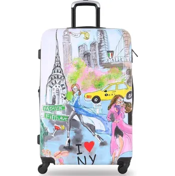 Cestovní kufr Tucci T-0164/3-L, New York Love