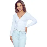 Eldar Černé dámské viskózové body Cortina s dlouhým rukávem dł/r S-XL Velikost: L, Barva: Bílá