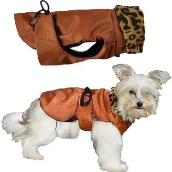 Obleček pro psa Vesta pro psy hnědá (Vesta proti dešti pro psa)