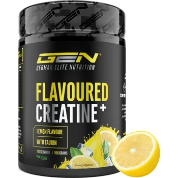 Kreatin German Elite Nutrition GEN Creatine Plus, Kreatin s příchutí, 550g Varianta: citron