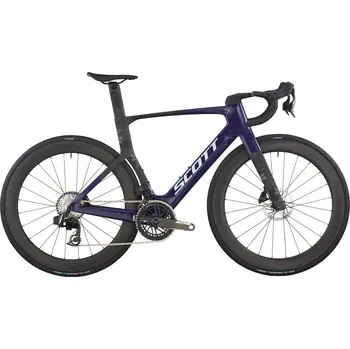 Silniční kolo Horské kolo Scott Foil RC Team (EU) 2026 700c Grape Purple/Carbon Black - vel. S Černá, Fialová