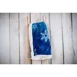 JAHU Beránková deka 150x200cm - Modrá vločka