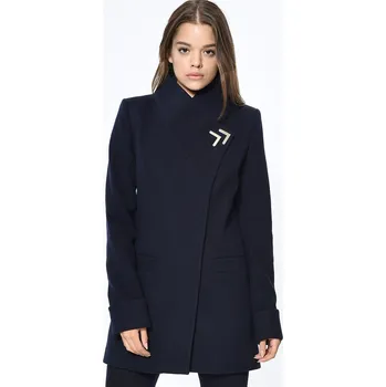Dámský kabát Dámský kabát dewberry dewberry černá | modrá 1330966