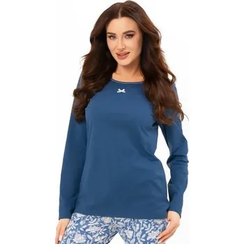 Dámské pyžamo Dámské pyžamo Italian Fashion Boma - bavlna Modrá 2XL