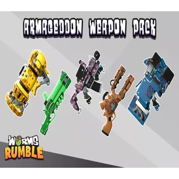 Počítačová hra Worms Rumble - Armageddon Weapon Skin Pack DLC