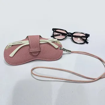 Outdoorové zavazadlo Měkké kožené pouzdro na brýle v kompaktním designu Barva (Varianta): Růžová