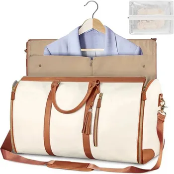 Sportovní taška Velká skládací sportovní taška na obleky a cestování Barva (Varianta): Béžová