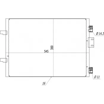 Chladič motoru Chladič klimatizace Clio 1.5 DCI 01- 7700436062 HART