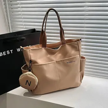 Kabelka Dámská plátěná crossbody taška ve studentském stylu Barva (Varianta): Khaki