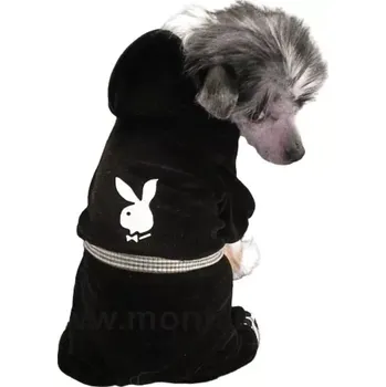 Obleček pro psa Overal pro psa černý, zajíc (Oblečky pro psy Grande Finale)