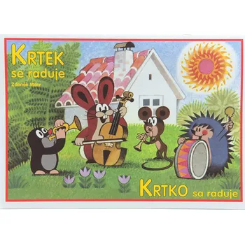 omalovánky AKIM Omalovánky A5 Krtek se raduje (Krteček) | AS22