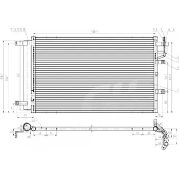 Chladič motoru Chladič klimatizace Kia Cerato 1.5 CRDi 976062F000 HART