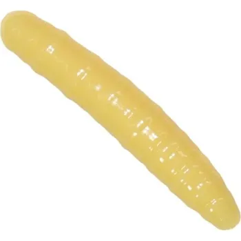 Rybářský háček 15ks - Gumové Nástrahy Revol Baits Larva 35mm Krevetka Světle Žlutá