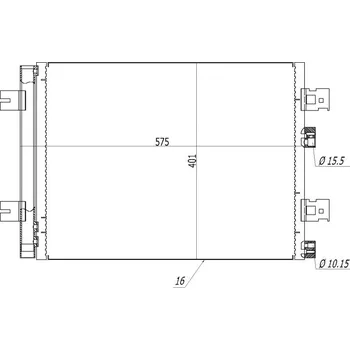 Chladič motoru Chladič klimatizace Sandero 08- 8200741257 HART