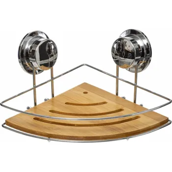 Drátěná police 5Five Simple Smart Venterra rohová 26,8 x 19,5 cm hnědá